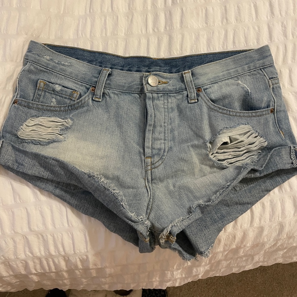 Mid rise jean shorts- urban outfitters